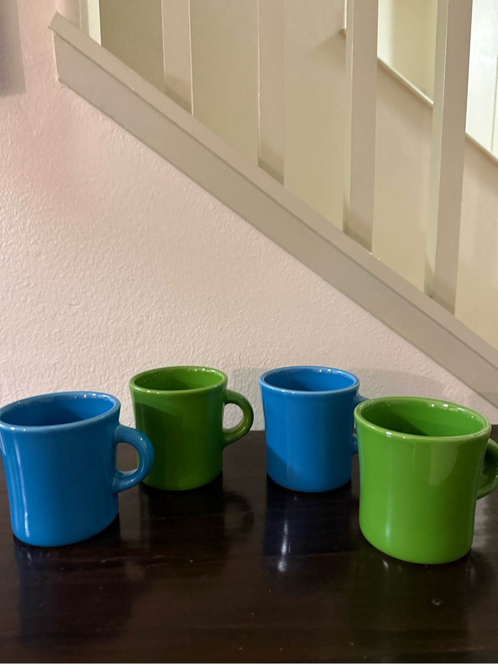 Set of 4 Homer Laughlin Diner Mugs